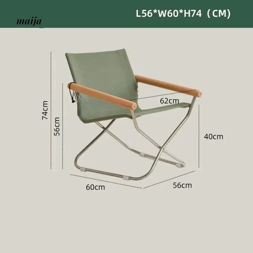 PUMPKIN BOX Nordic Folding Canvas Chair from PUMPKIN BOX