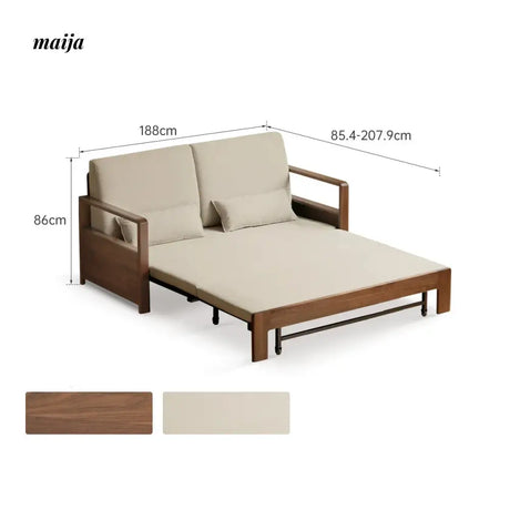 GENJI Leanna Solid Wood Sofa Bed from GENJI
