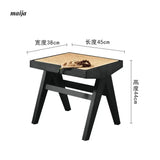RATTAN CRAFTSMAN Rattan Shoe Stool Bench from RATTAN CRAFTSMAN