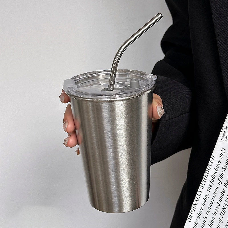 COFFEE FRUIT Capacious Glass Stainless Steel Coffee Metal Cup from COFFEE FRUIT