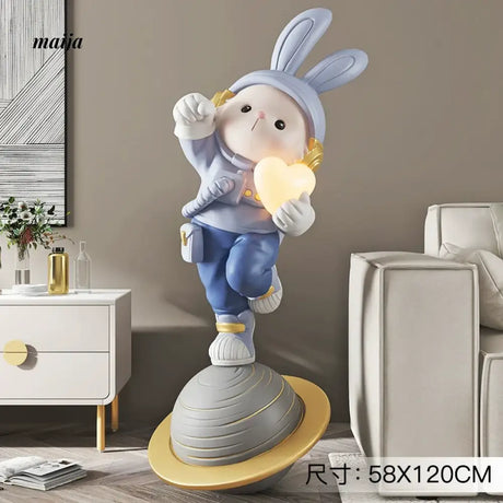 YUNCAN Leo Rabbit Floor Light Ornament from YUNCAN