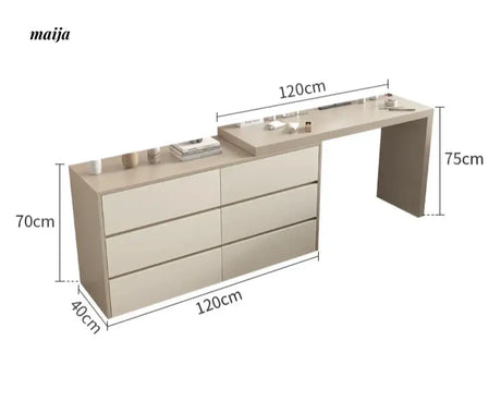 MEIHOUSE Modern Minimalist Dressing Table Bedroom Storage System from MEIHOUSE