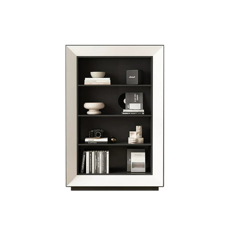 LINYUE Finn Retro Solid Wood Floor Bookshelf from LINYUE