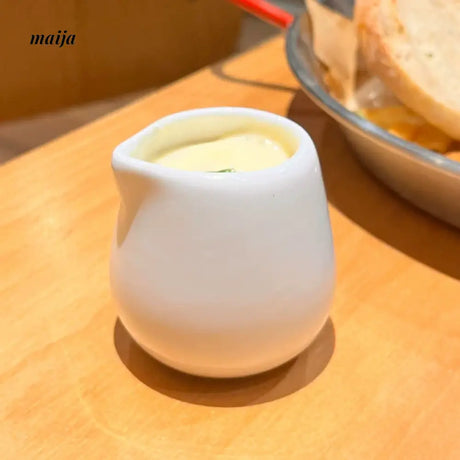 BANKE Ceramic Milk Jar and Condensed Milk Spoon from BANKE