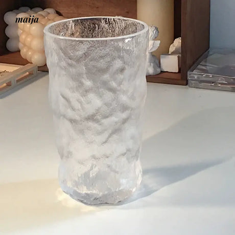 BANKE Glacier Pattern Milk Coffee Glass Cup from BANKE