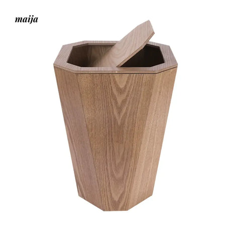 MUSN Flip Wooden Trash Bin from MUSN