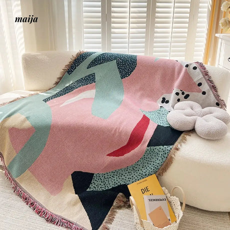 MAN YUE HOME INS Art Blanket for Sofa or Living Room Use from MAN YUE HOME