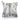 MISTYWOOD Modern Black and White Light Pillow from MISTYWOOD