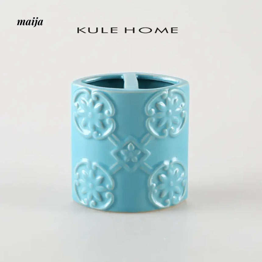 KULE HOME Luxury Ceramic Pen Holder for Desk from KULE HOME