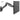 BRATECK E313 Mid-Hanging Wall Pole Display Bracket for Arc Display Smedie from BRATECK