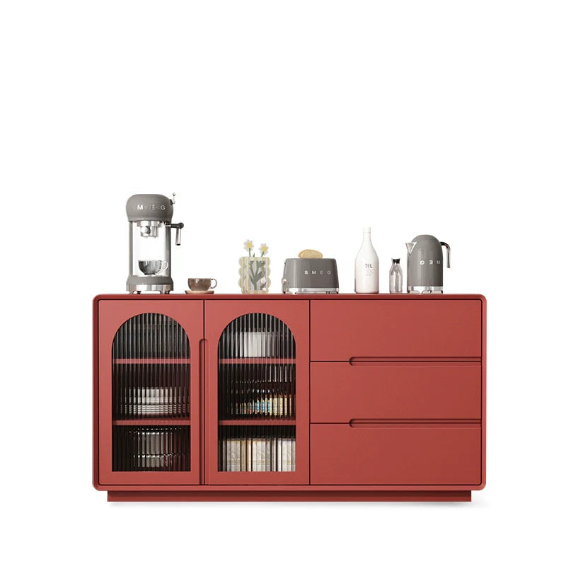 LINYUE Orion Italian Solid Wood Wine & Tea Storage Cabinet from LINYUE
