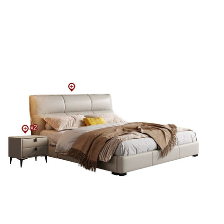 DIPU Henley Luxury Cream Sofa with Cloud Design from DIPU