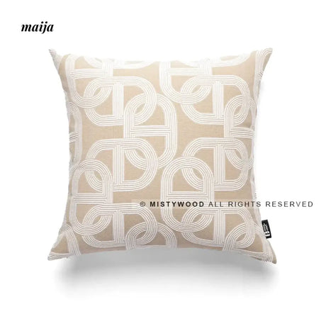 MISTYWOOD Modern Fox Pillow with Raccoon Design from MISTYWOOD