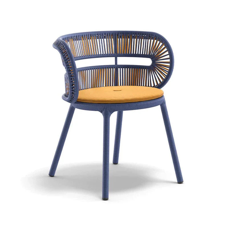 MOJIA Elise Rattan Outdoor Lounge Chair for Stylish Balconies from MOJIA