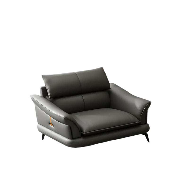 DIPU Hugh Minimalist Leather Modern Sofa from DIPU