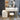 BESTFU Maelle Cream Compact Dressing Table with Clean Lines from BESTFU