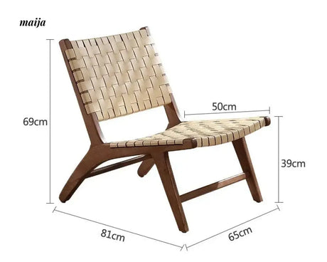 RATTAN CRAFTSMAN Balcony Saddle Chair from RATTAN CRAFTSMAN