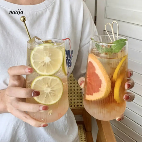 BANKE Summer Fruit Tea Coffee Glass Cup from BANKE