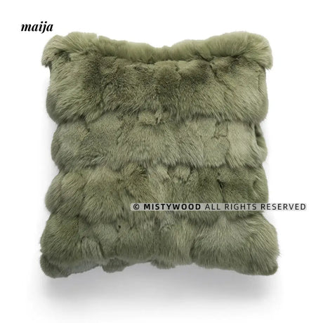 MISTYWOOD Green Pillow for Bedside or Sofa from MISTYWOOD