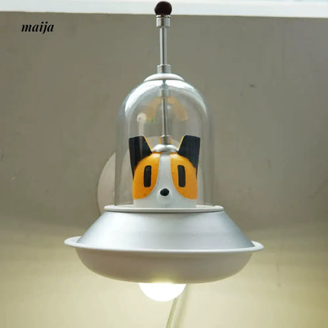 QXWD Astronaut Dog Sconce Children's Room from QXWD