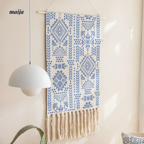 MAN YUE HOME Retro Woven Tapestry for Bedroom Canvas Decor from MAN YUE HOME