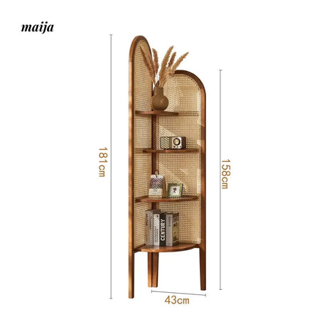 RATTAN CRAFTSMAN Rattan Corner Cabinet from RATTAN CRAFTSMAN