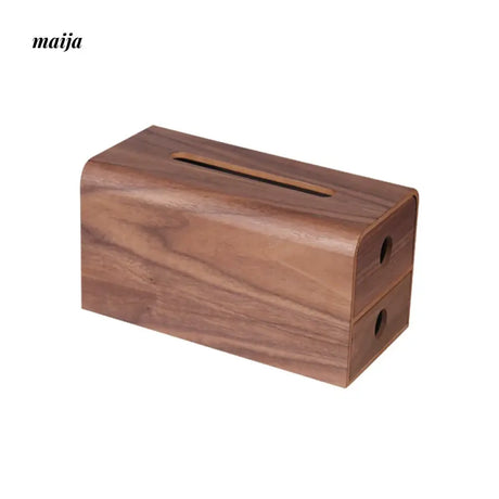 MUSN Double-Layer Wooden Wipes Box from MUSN
