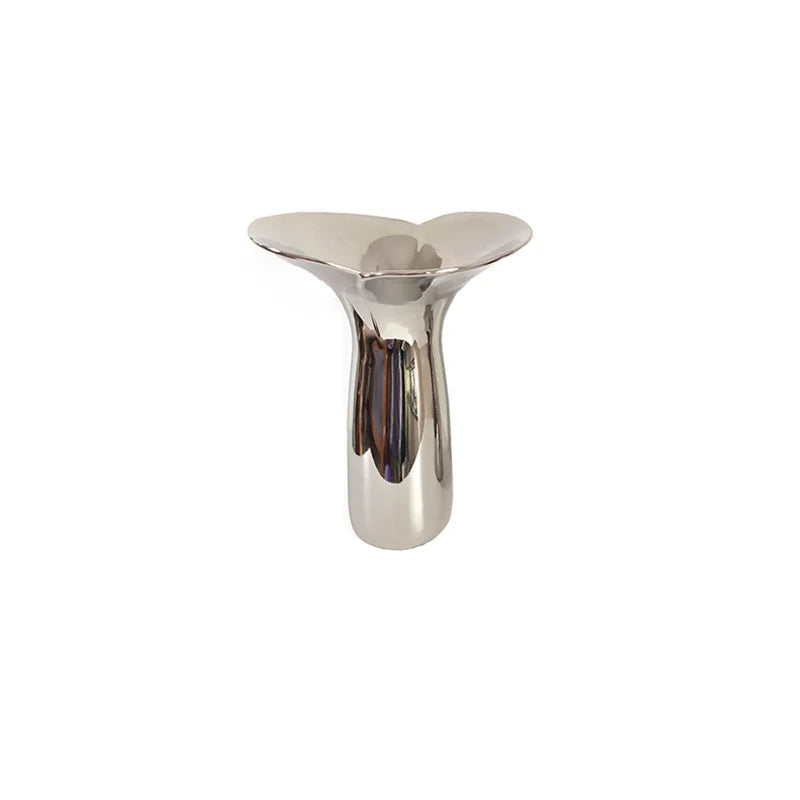 TODAYARTIST Leora Silver Ceramic Loudspeaker for Sophisticated Decor from TODAYARTIST