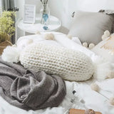 MAN YUE HOME INS Wool Knitted Pillow with Decorative Appeal from MAN YUE HOME