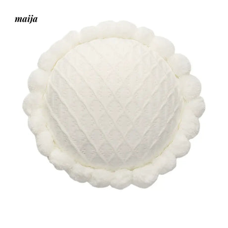 MISTYWOOD Orange Weaved Sofa Pillow from MISTYWOOD