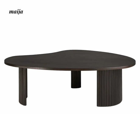 KAWADENO Black Crescent Coffee Table from KAWADENO