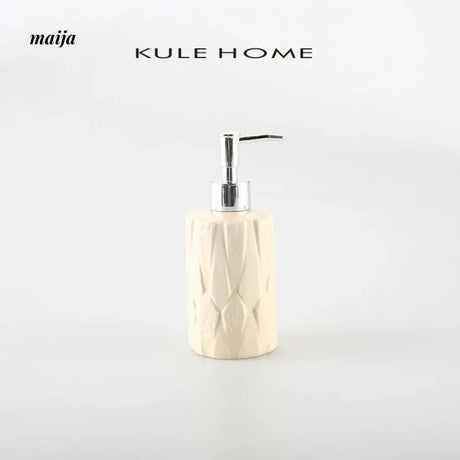 KULE HOME Ceramic Lotion Bottle for Shower Gel from KULE HOME