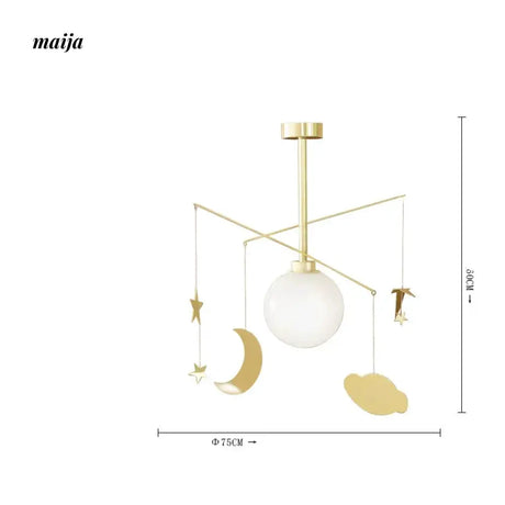 LYNN Creative American Ceiling Lamp for Children's Room from Lynn's Lamp