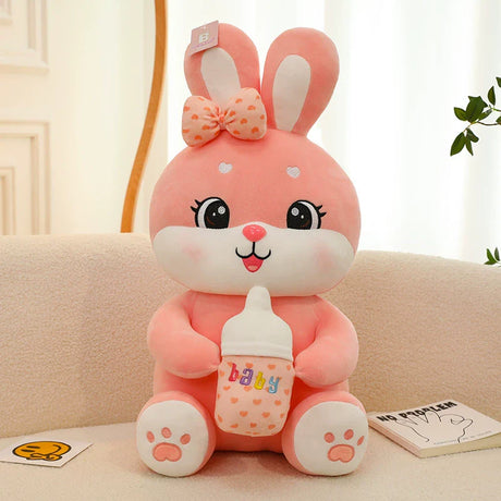 WANBAOLE Poppy Rabbit Feeding Bottle Plush from WANBAOLE