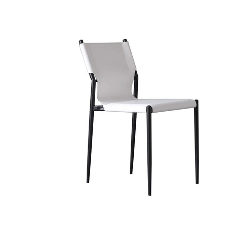 YUEMAI Matteo Italian Saddle Leather Stack Chair from YUEMAI