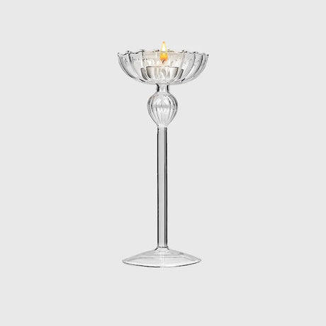 WII Handmade Blown Glass Candlestick from WII