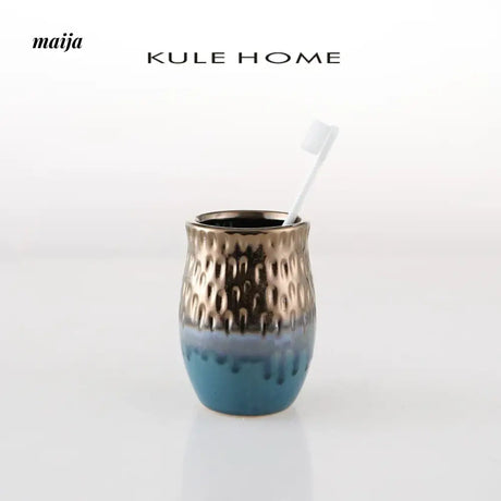 KULE HOME Ceramic Shower Gel Bottle for Bathroom from KULE HOME