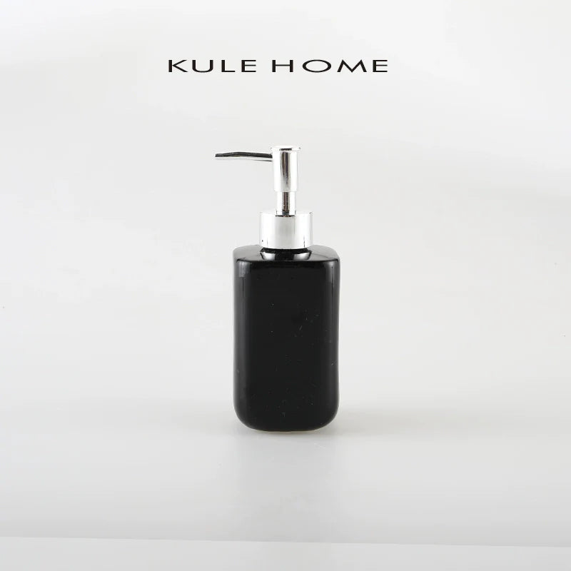 KULE HOME Vintage Ceramic Hand Sanitizer and Lotion Bottle from KULE HOME