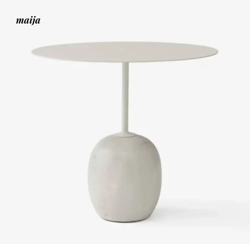 YAN JIAN Minimalist Marble Side Table from YAN JIAN