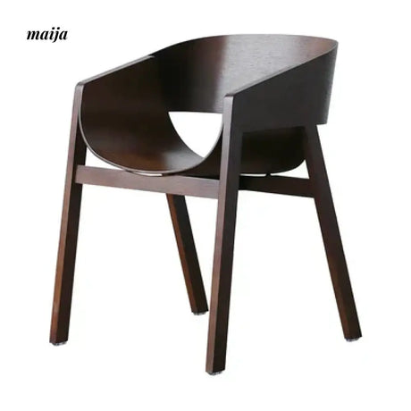 MIKA Armrest Solid Wood Designer Chair from MIKA