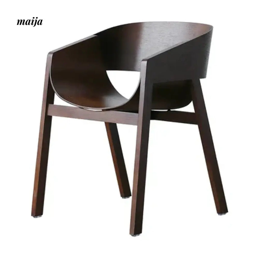 MIKA Armrest Solid Wood Designer Chair from MIKA