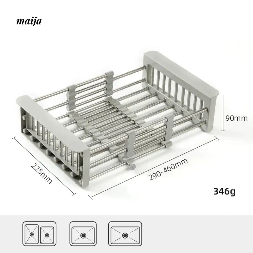 CAROTE Adjustable Kitchen Drying Rack and Storage System from CAROTE