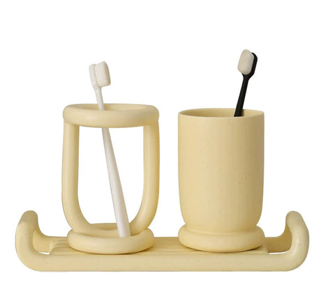 LENYVASEN Celeste Ceramic Bathroom Essentials Set from LENYVASEN