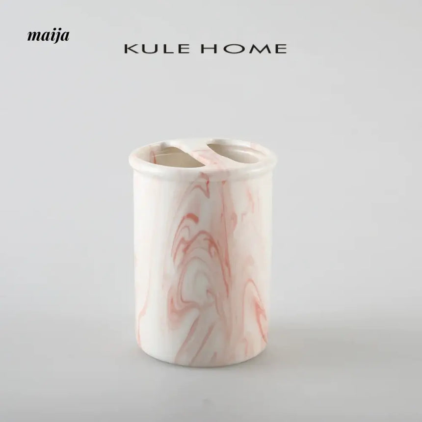 KULE HOME Marble Ceramic Pen and Brush Holder from KULE HOME