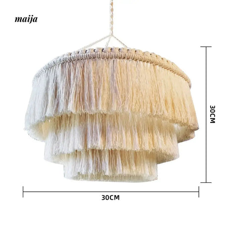 ZHANG MEIMEI Woven Lampshade Ceiling Lamp Tapestry from ZHANG MEIMEI