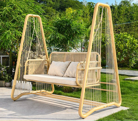 MOJIA Tavian Double Hanging Swing Chair for Cozy Outdoor Leisure from MOJIA