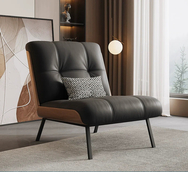 DIPU Orion Minimalist Leather Sofa Chair from DIPU
