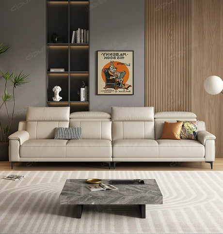 DIPU Arlo Minimalist Leather Sofa from DIPU