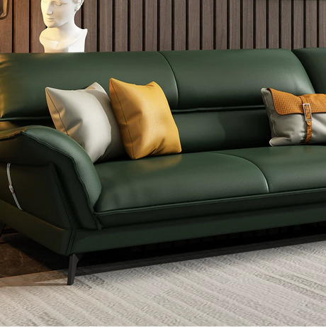 DIPU Tate Minimalist Italian Leather Sofa from DIPU