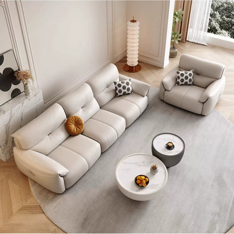 DIPU Dane Compact Cream Luxury Sofa from DIPU